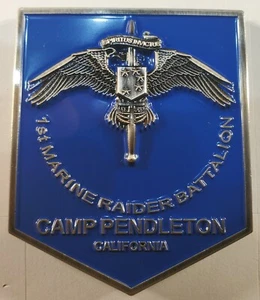 1er Batallón Marine Raider Cuerpo de Marines Campamento Pendleton Desafío Moneda 2" 160 - Imagen 1 de 2