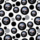 Alien Head in Space Premium Gift Wrap Wrapping Paper Roll