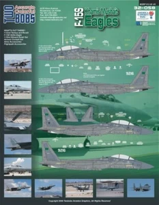 TB32058 Two Bobs Decals 1:32 McDonnell F-15S Eagle Khanis Mushait Eagles Saudi - Bild 1 von 3