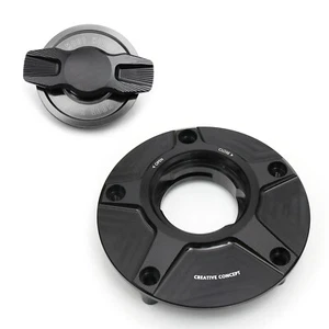 NIMBLE CNC Quick Lock Gas Fuel Cap For Yamaha MT-09 FZ-09 13-17 18 19 20 21 22 - Picture 1 of 6