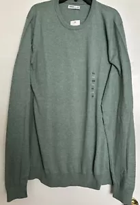NEW!Men’s Big & Tall-2XLT Sonoma Goods For Life ~Crewneck Sweater~ Green Heather - Picture 1 of 8