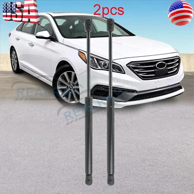 2X Front Hood Lift Supports Shock Struts For Hyundai Sonata 2015 2016 2017 Sedan - Image 1 of 4