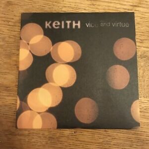 Keith - Vice and Virtue - CD Album promo