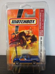 2009 MATCHBOX DARK BLUE CHEVY SILVERADO SS, OUTDOOR SPORTSMAN #12/12, MBX #100 - Picture 1 of 3