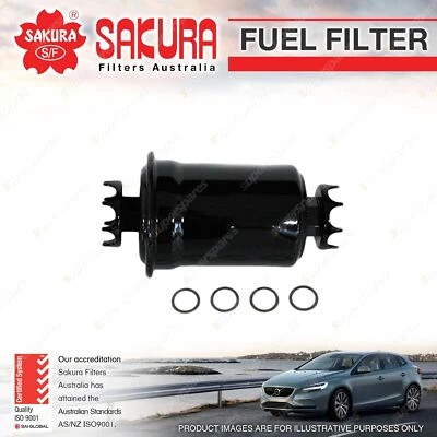 Sakura Fuel Filter for Mitsubishi Lancer CA CB CC Petrol 4Cyl 1.5 1.6L - image 1 of 2