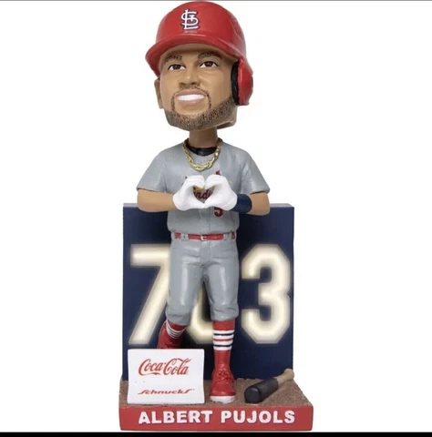 ALBERT PUJOLS 703 HOME RUNS BOBBLEHEAD - ST. LOUIS CARDINALS - 7/15/23 SGA - NEW Cover