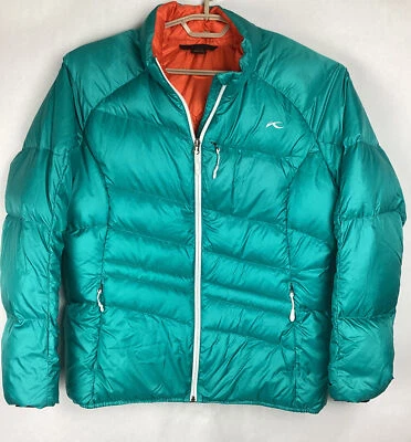 Chaqueta de plumón KJUS de invierno para mujer talla 44 talla 2XL naranja agua cremallera completa nueva sin etiquetas Foto 1 de 4