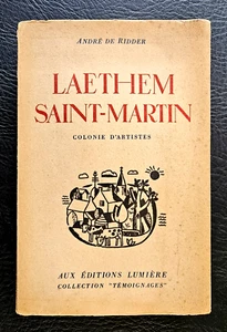 PEINTURE BELGE:  Laethem Saint Martin colonie d'artistes (1945) - Picture 1 of 2