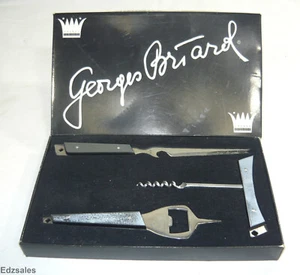 Georges Briard MCM Mid Century Modern Bar Tool Set Knife Bottle Opener Corkscrew - Picture 1 of 10