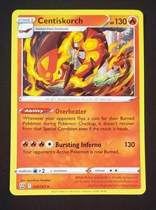 Juego de cartas coleccionables Pokémon Centiskorch espada y escudo - estilos de batalla 030/163 raro casi como nuevo  - Imagen 1 de 2