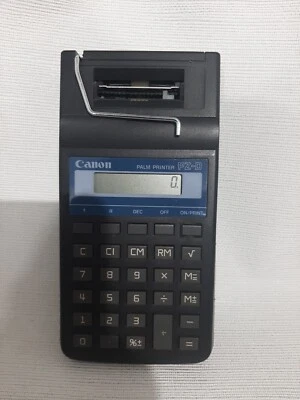 Vintage CANON PZ-D Palm Printer Printing Calculator Works Battery Powered - Image 1 of 4