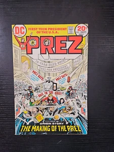 Prez 1 1st app! Joe Simon 1973 DC Comics - Picture 1 of 8