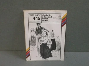 STRETCH & SEW ANN PERSON Vintage 1979 Pattern 445 SKIRTS A-LINE DIRNDL STRAIGHT - Picture 1 of 3