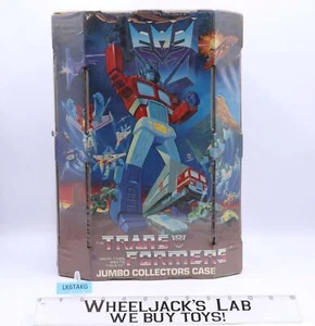Vinyl Jumbo Collectors Case #75000 Tara Toy Corp. 1985 G1 Transformers Vintage - Picture 1 of 6