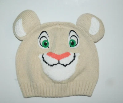 NUEVO DISNEY HANNA DIFFERENTSON DISNEY NALA LION KING SUÉTER TEJIDO SOMBRERO GORRA talla M 4-6 YO Foto 1 de 2