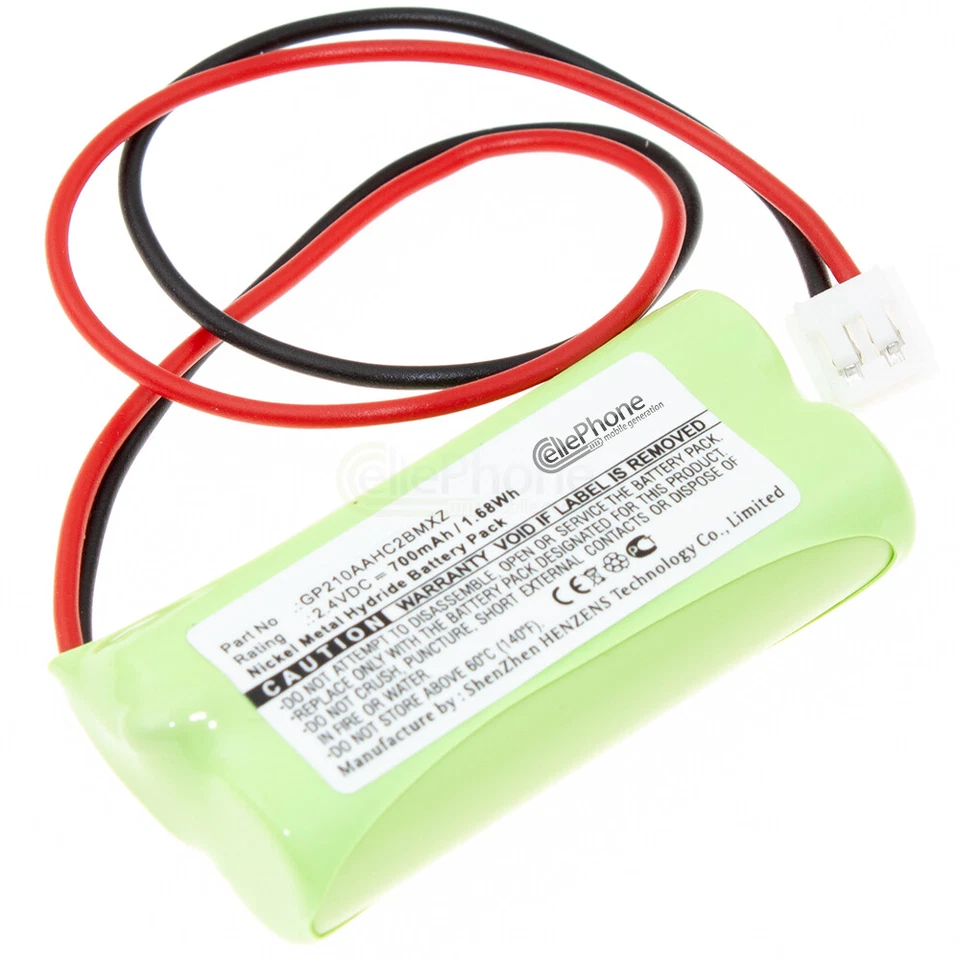 CELLEPHONE 2,4V Akku Ni-MH für Dentsply Propex II 2 - ersetzt GP210AAHC2BMXZ - 700mAh