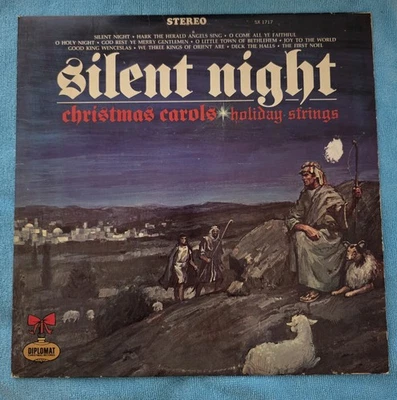 Silent Night Christmas Carols Holiday Strings LP Diplomat Records SX 1717  EX Foto 1 de 2