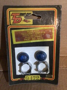 NOS! Blue-Dot Taillight Inserts #9472, Plastic Lenses, Factory Sealed! Vintage! - Picture 1 of 3