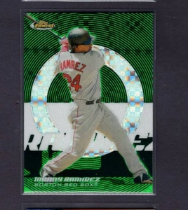 2005 Topps Finest Green Xfractor Parallel #89 Manny Ramirez Red Sox SP #03/50 - Bild 1 von 2