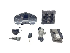 SEAT IBIZA 6J ENGINE CONTROL ECU KIT LOCK SET 03C906014FB 1.4 PETROL 2008-2017 - Picture 1 of 12