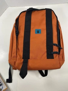 Dutch Bros Coffee Orange Full Size Laptop Backpack Limited Durable EUC - Picture 1 of 6