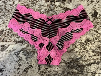 Panty descarado True Vintage Victoria's Secret Sexy Little Things impresión RARA XS Foto 1 de 3