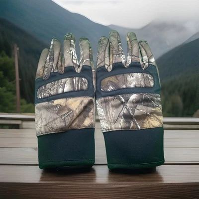 Vintage Real Tree Hunting Gloves. Sz L/XL New Without Tags. - Image 1 of 4