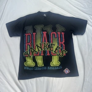 Vintage Negro Leagues NY Black Yankees Shirt Men’s XL NLB Underground Railroad - Picture 1 of 14