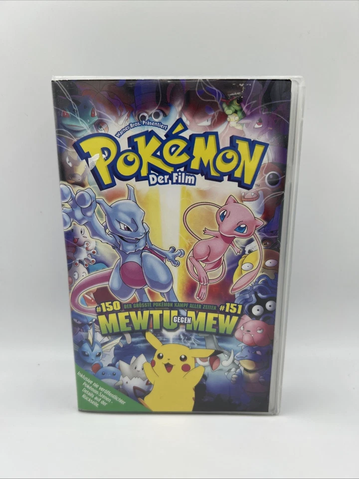 Pokemon Der Film Mewtu gegen Mew VHS Videokassette 1999 Vintage guter Zustand - Bild 1 von 1