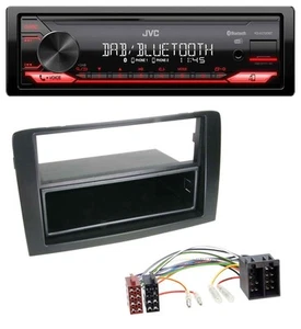 JVC DAB MP3 Bluetooth USB Autoradio für Fiat Idea (350 03-11) schwarz - Bild 1 von 7