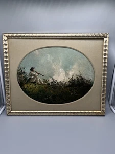 ÖLGEMÄLDE "HIRTE AUS BUKOWINOL" ÖL/HOLZ SIGNIERT : ALEX R. RAWLOWITZ 1917 | P - Bild 1 von 15