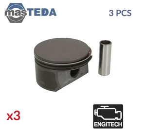 ENT050503 STD ENGINE PISTON & RINGS ENGITECH 3PCS STD FOR OPEL ASTRA G,ASTRA H - Picture 1 of 5