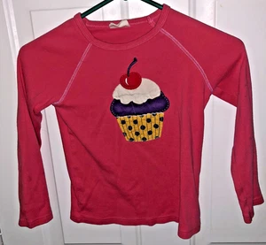 Mini Biden Mädchen T-Shirt Größe 7/8 Cupcake Motiv - Bild 1 von 6