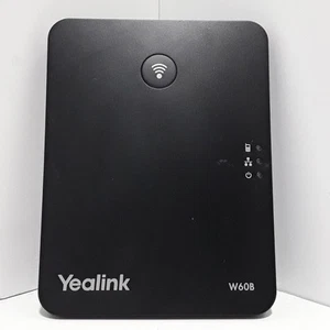 Yealink W60B DECT Cordless VoIP IP Phone Base. Tested WORKS - Afbeelding 1 van 3