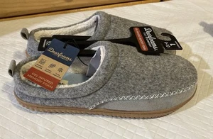 Slippers Dearfoams Womens Large Sz 9 - 10 Cozy Comfort Clogs Grey New With Tags - Picture 1 of 14