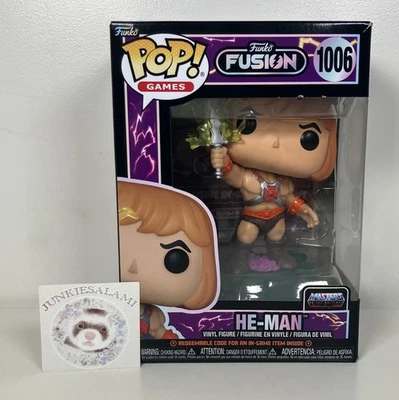 Funko Fusion #1006 He-Man MOTU Funko Pop! Figura Vinilo Común Nueva con Código Foto 1 de 3