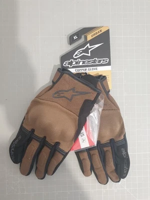 Alpinestars Copper Gloves Herren Motorrad Handschuhe Teak 3568420 (XL) - Bild 1 von 4