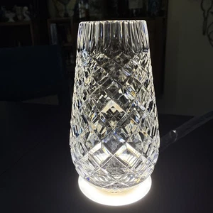 Vintage Waterford Crystal 7 Inch Kileen Tapered Flower Vase /cb - Picture 1 of 3