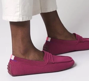 Mocasín ROTHY'S The Driver en rosa frambuesa talla 6 sin cordones $189 - Imagen 1 de 13