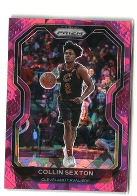 2020-21 Panini Prizm #225 Collin Sexton Pink Ice Prizms - Image 1 of 2