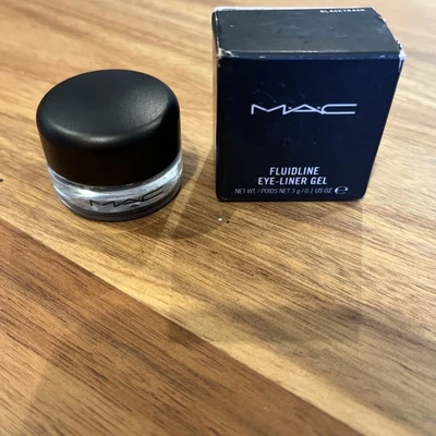 MAC Pro Longwear Fluidline Gel Eyeliner & Brow Gel~Blacktrack~Full Size~NIB - Image 1 of 4