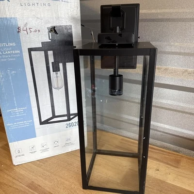 Quoizel Breitling 1-Light 20-in Matte Black Outdoor Wall Light - Image 1 of 4