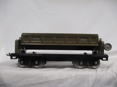 MTH Tinplate #218 Operating Dump Car - Image 1 of 4
