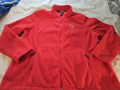 Womens Sz 3X XXXL Port Authority Full Zip Fleece Jacket Michigan Up North UP Euc - Image 1 of 4