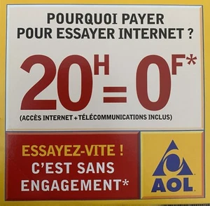 vintage French kit connexion internet AOL - Photo 1/3