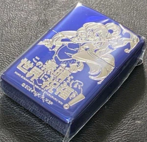 Zippo Aqua Konosuba Anime Goddess Lighter 2024 Model Silver Japan New - Picture 1 of 9