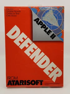 AtariSoft Apple II Boxed Video Game Disk - Defender - New Sealed - Picture 1 of 2
