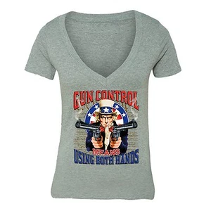 2nd Amendment Gun Control Tshirt Uncle Sam 4th of July Clothing USA Flag T-shirt - Picture 1 of 1