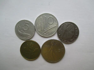 Italienische Münzen Lire 1941-1958 - Bild 1 von 2