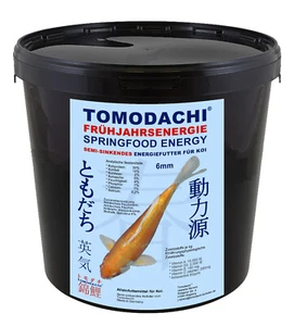 Frühjahrsfutter Koi Energiefutter Spirulina Koifutter teilsinkend 6mm 5kg Eimer - Bild 1 von 8